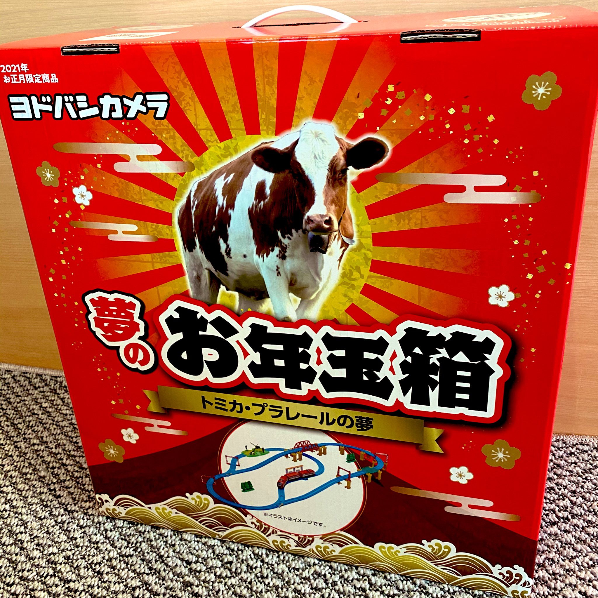 ななみ 𝟙𝕪𝟙𝟙𝕞 ヨドバシ トミカ プラレールの夢 抽選オンライン購入 5000円 12月31日に到着 本来トミカビルだけで5000円くらいするからお得すぎた 息子初のトミカがランボルギーニになって笑う おぼっちゃまか すぐ遊べるように電池