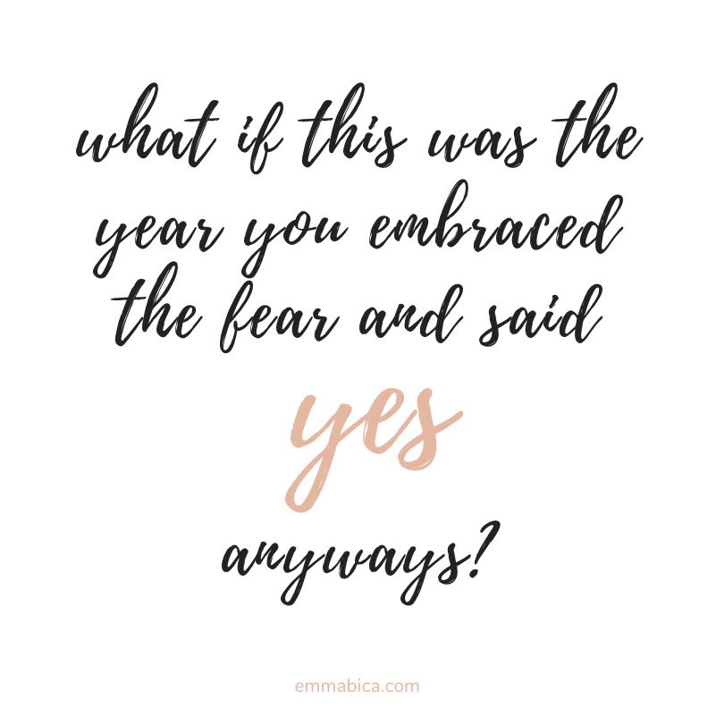 simply because we are in a new year doesn’t mean the fear, the anxiousness, the overwhelm won’t still be there... but what if this was the year you said YES anyways? 

instagram.com/p/CJkMSzslYbX/…