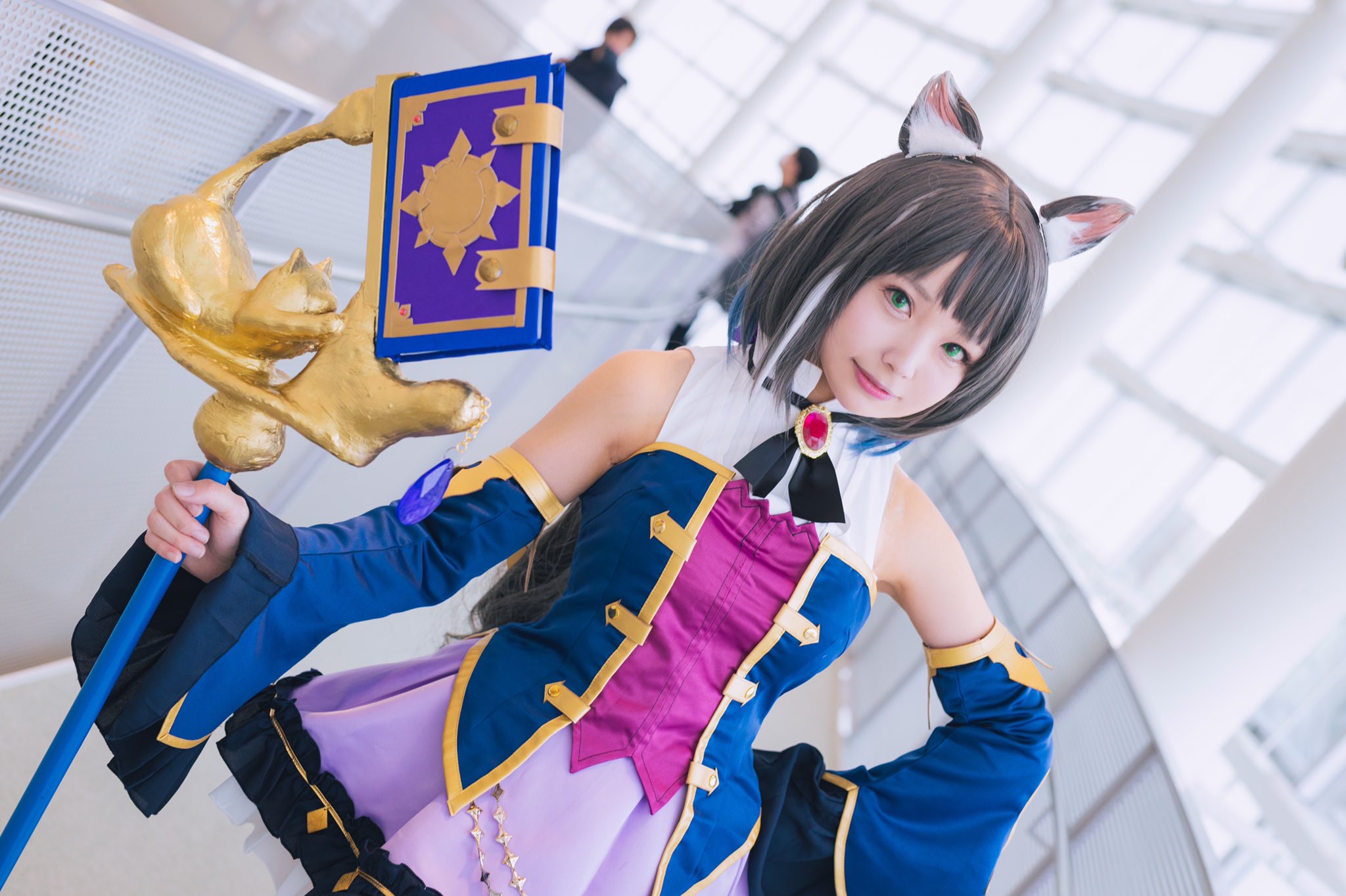 画像,【コスプレ/cosplay】プリンセスコネクト！Re:Dive  🐈💜 キャル｡.･◆･.｡*†*｡.･◆･.｡*†*｡.･◆･.｡あたしの魔法けっこうすごいで…