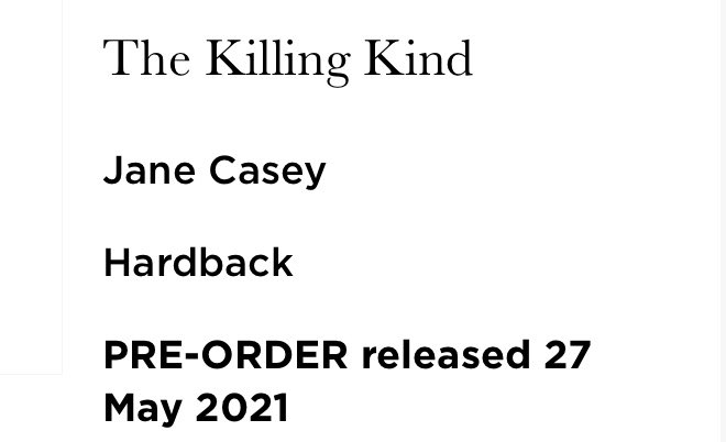 willrdean's tweet photo. Just finished THE KILLING KIND by @JaneCaseyAuthor. A beautifully-plotted standalone novel set in London. Authentic, tense, thrilling and completely engrossing. I miss London so much (love the depiction of Legal London/the V&amp;A). This book transported me to that world. MASTERLY https://t.co/Oo7bL6sh1K