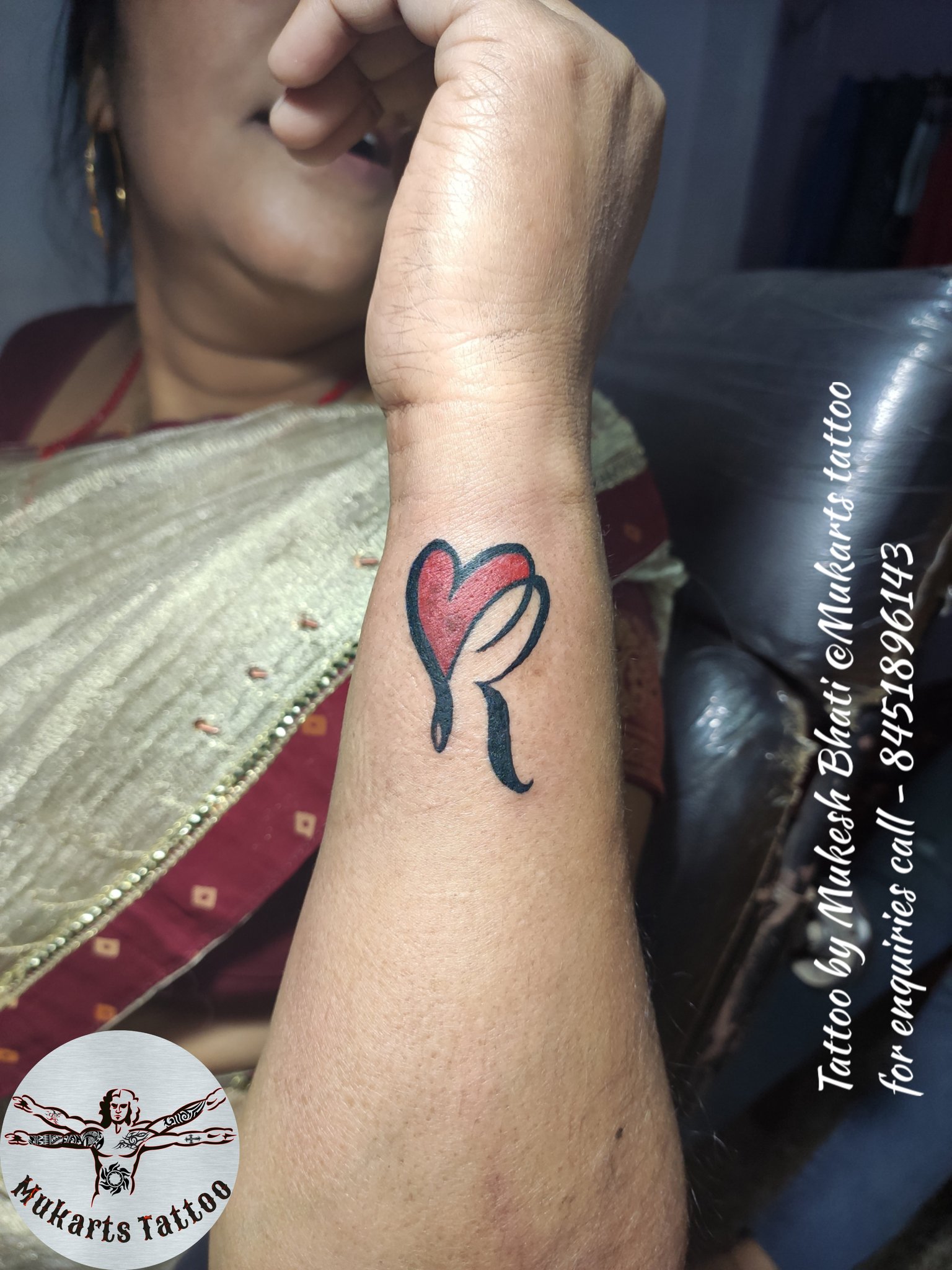 R S Initial Heartbeat Tattoo #R #S #initial #heartbeat #tattoo #call  #whtsapp #09899473688 | Tattoo lettering, Tattoo designs, S tattoo