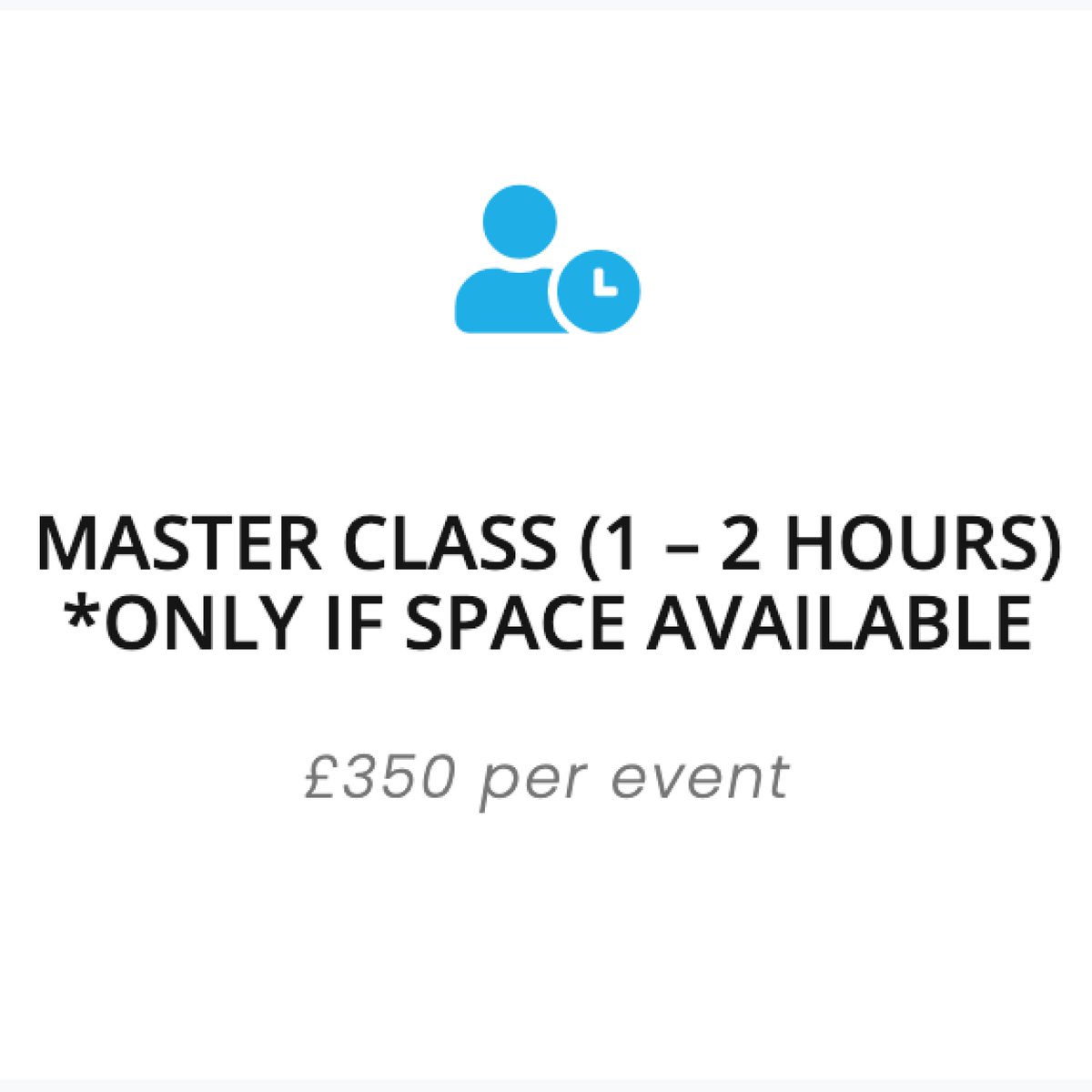 Hosting a Masterclass is just one of the many business products that are available to you. 

CALL ON 07969986871 OR SEND US A MESSAGE​.

 #business #entrepreneur #networkmarketing #businesstwitter #twitter