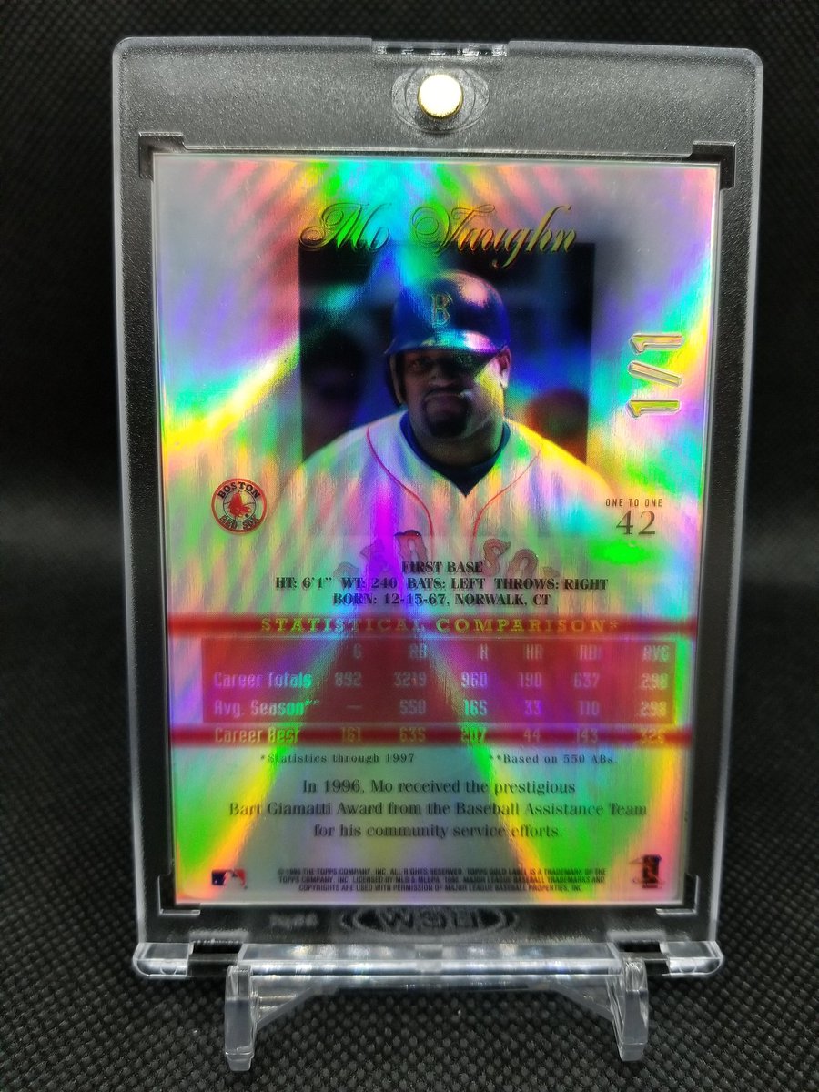 Kohe_mopump's tweet image. ゴールドラベルの1/1。昔はフォントの色変えるとか、もうちょいこだわってほしいなと思ってたけど1/1はめちゃめちゃ光るパラレルのようだった。 #mopower