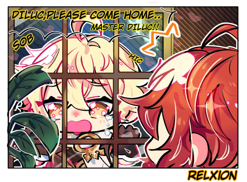 🍷PLEASE COME HOME,DILUC ‼️ (;_;) #Genshin_Impact #genshinimpactfanart #diluc 