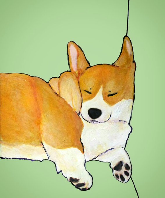 コーギー イラスト 顔 コーギー イラスト 顔 honghu