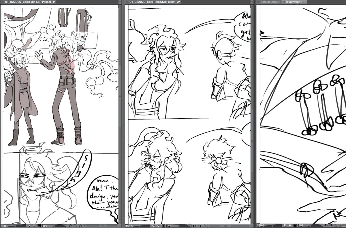 okay I haven't tried my hand at a comic in a while, but I'm glad to know it's still p fun to at least sketch out 