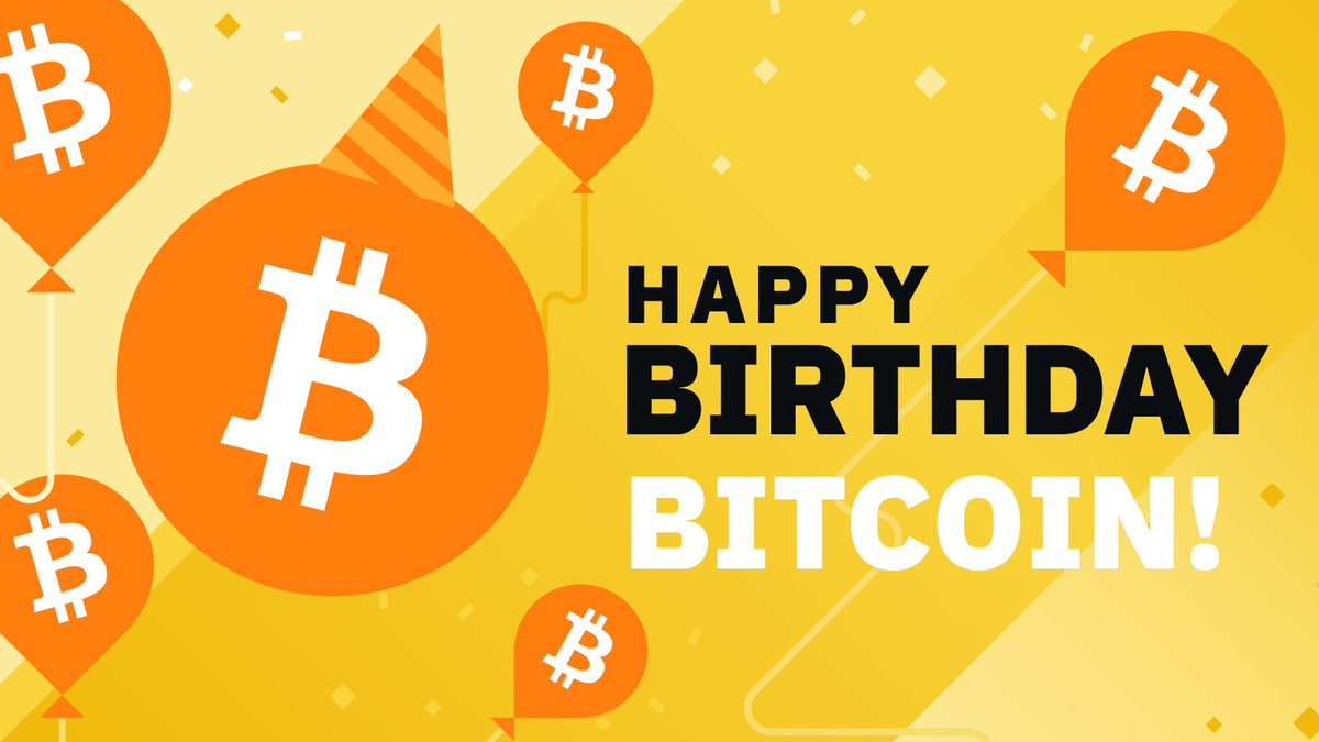 Binance on Twitter: "On this day 12 years ago, Satoshi Nakamoto created the #Bitcoin genesis block and without knowing it at the time, changed the world forever. Happy Birthday, #Bitcoin! https://t.co/vPDE93pW3u" /