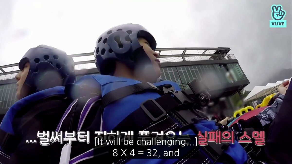 this is a very simple instance but some people have trouble with doing mental math especially in an uncomfortable scenario (they’re literally on water) and here’s him doing it whilst the others have already given up