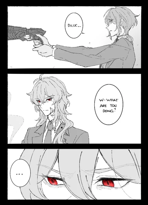 Psycho-Pass AU in before Diluc gets demoted to the position of enforcer after killing his father's murderer.#ディルガイ #LucKae 