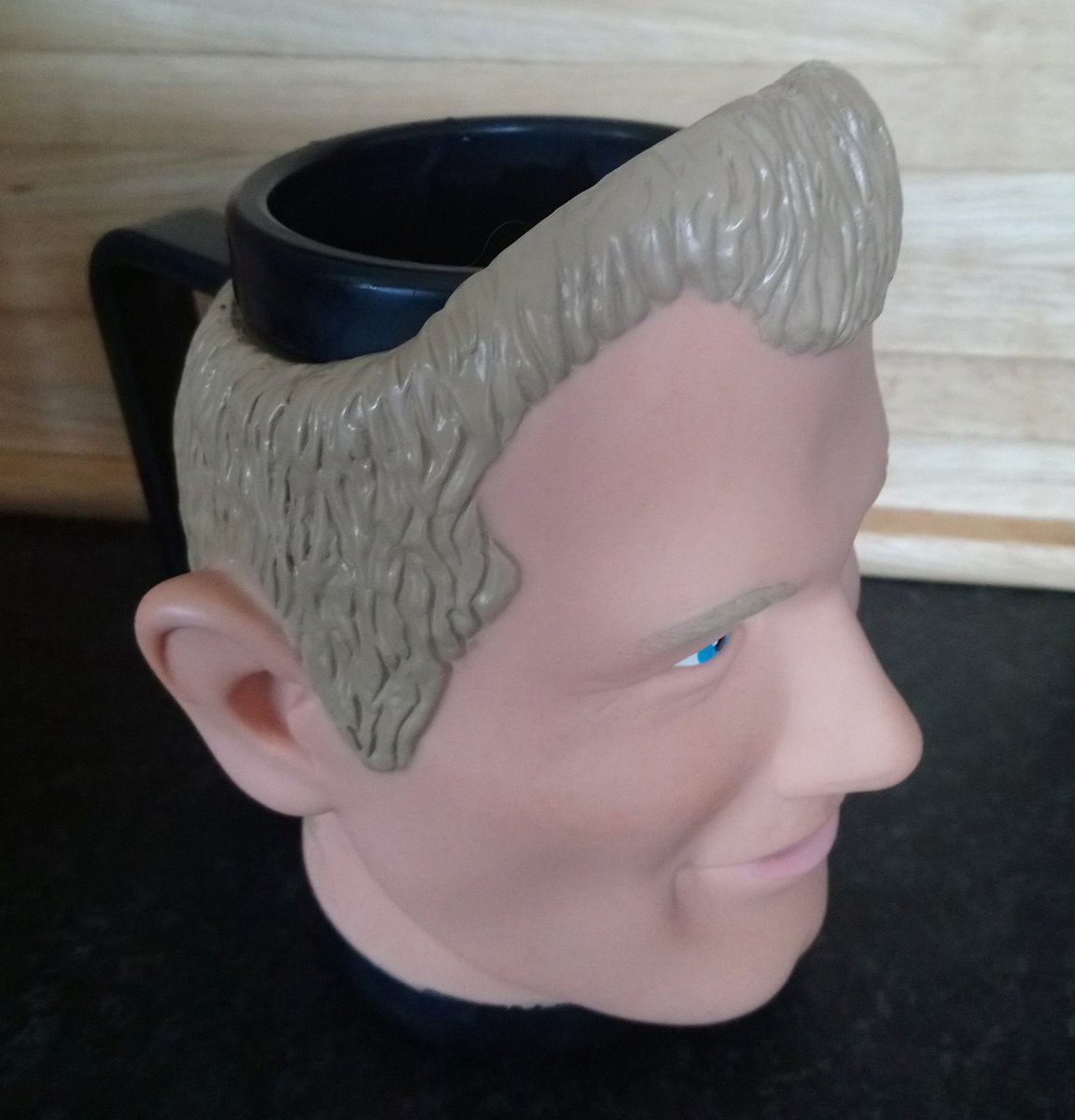 neildrowley's tweet photo. So my wife found her @alanshearer mug in the loft which she has had since the 90's and never used. Shearer was her favourite player and that's why she supports @NUFC. We have given it to our 6yr old son who loves it and called it muggy. https://t.co/hyCfpYCxEE