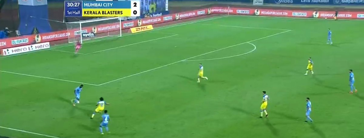 3. Waking up late After the second goal we started putting more pressure to the MCFC side. Jeackson screened the defense while Vicente and Facundo filled the space in between. We pressed each and every balls around opposition box.(8/14)