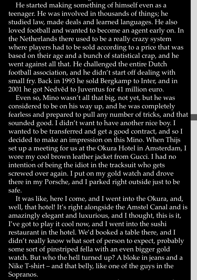 [3/5] These screenshots detail Zlatan's first interaction with Raiola before he eventually became his agent. Excuse the small font. Wanted to share the entire convo without taking a lot of screenshots.