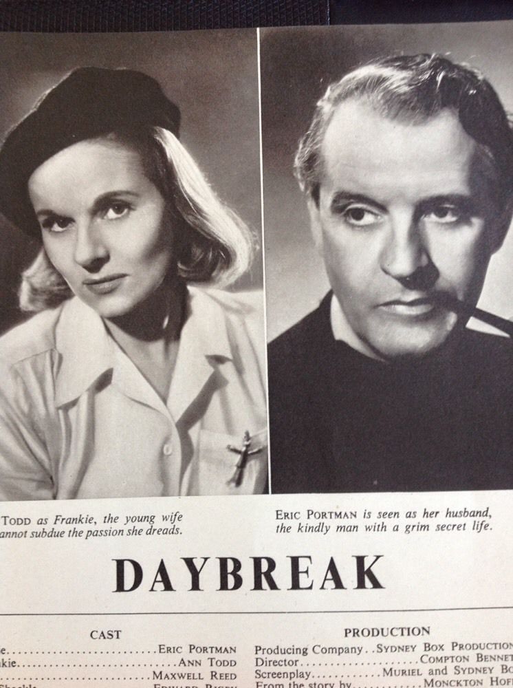 It's the 1940s, Eric Portman stars a very charming man who, as Dennis Price's character puts it, is obviously "cracked" See also: Dear Murderer (1947), Corridor of Mirrors (1948) and Daybreak (1948) 