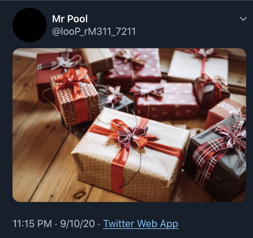 He also posted those days 3 Christmas gift images. In the Julian calendar Christmas is on January 7 (Gregorian). Maybe it's the fucking gift everybody hopes. 18/*