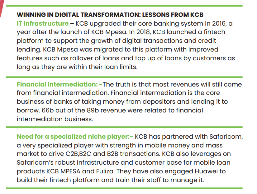 7/10 Lessons from KCB