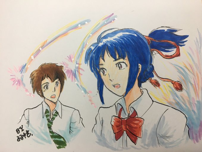 君の名はのtwitterイラスト作品