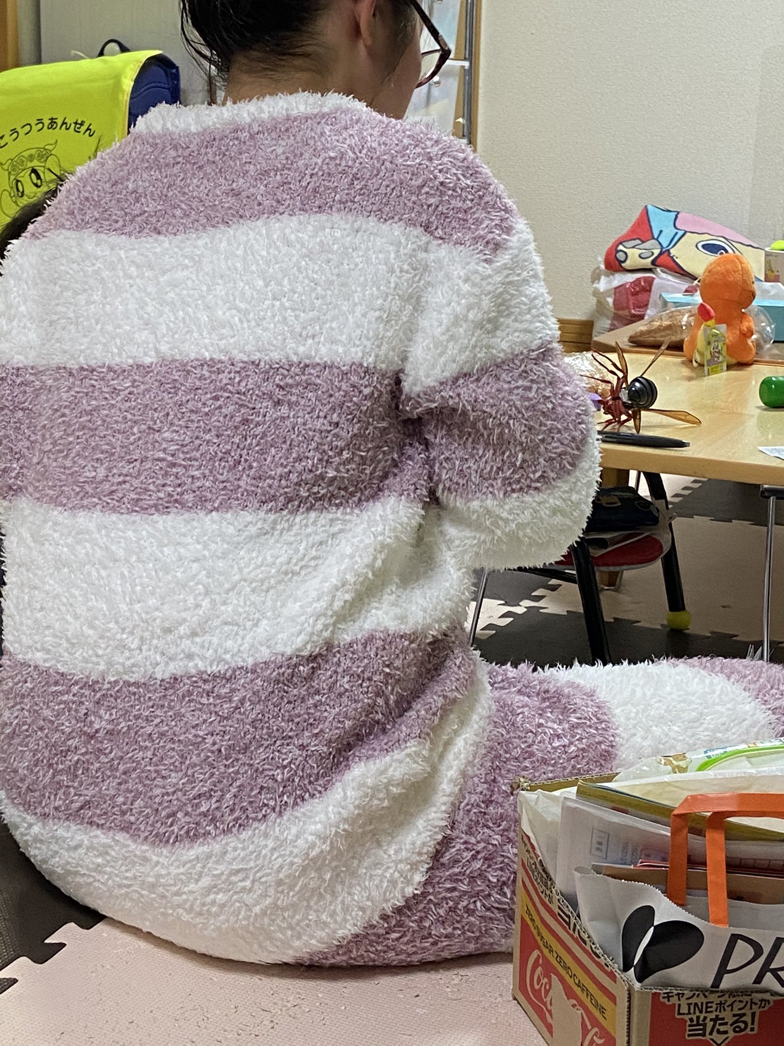 ぴよぱい 妻にパジャマをクリスマスにプレゼントしたところ やっと今日着てくれた O いまはルームウェアと言うらしい クリスマスプレゼント ジェラートピケ ルームウェア T Co Ptkb45ye3h Twitter