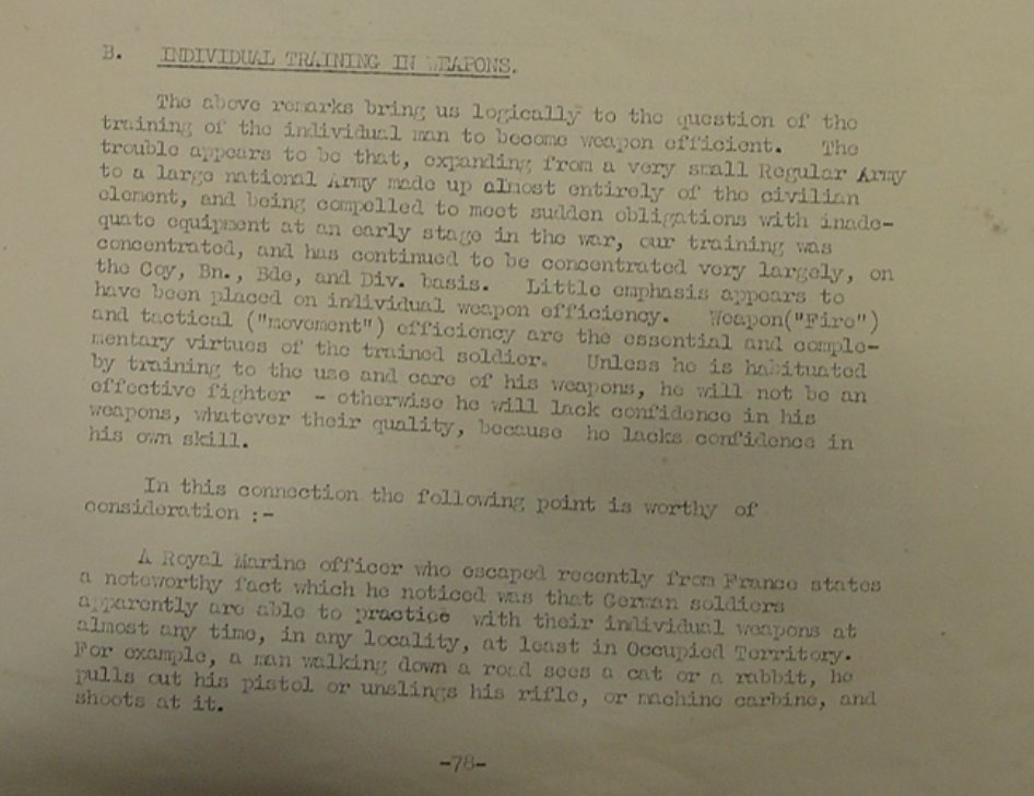 The problem with shooting skills started early in the war.The solution? To shoot more and in a way that might mirror some US Army practices...9/