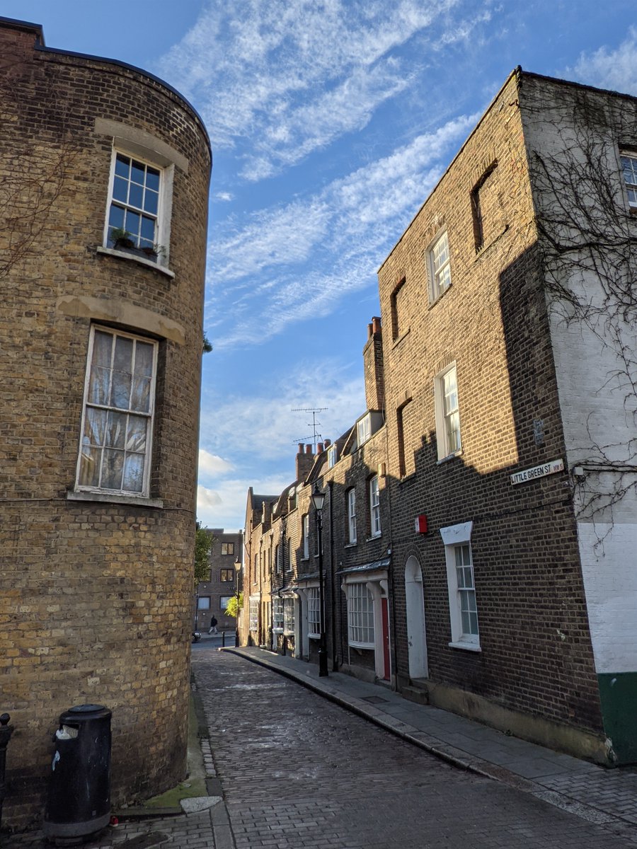 16/ Little Green Street, dating to the 1780s - one of the few surviving intact Georgian streets in London. It features in this1966 film by The Kinks: 