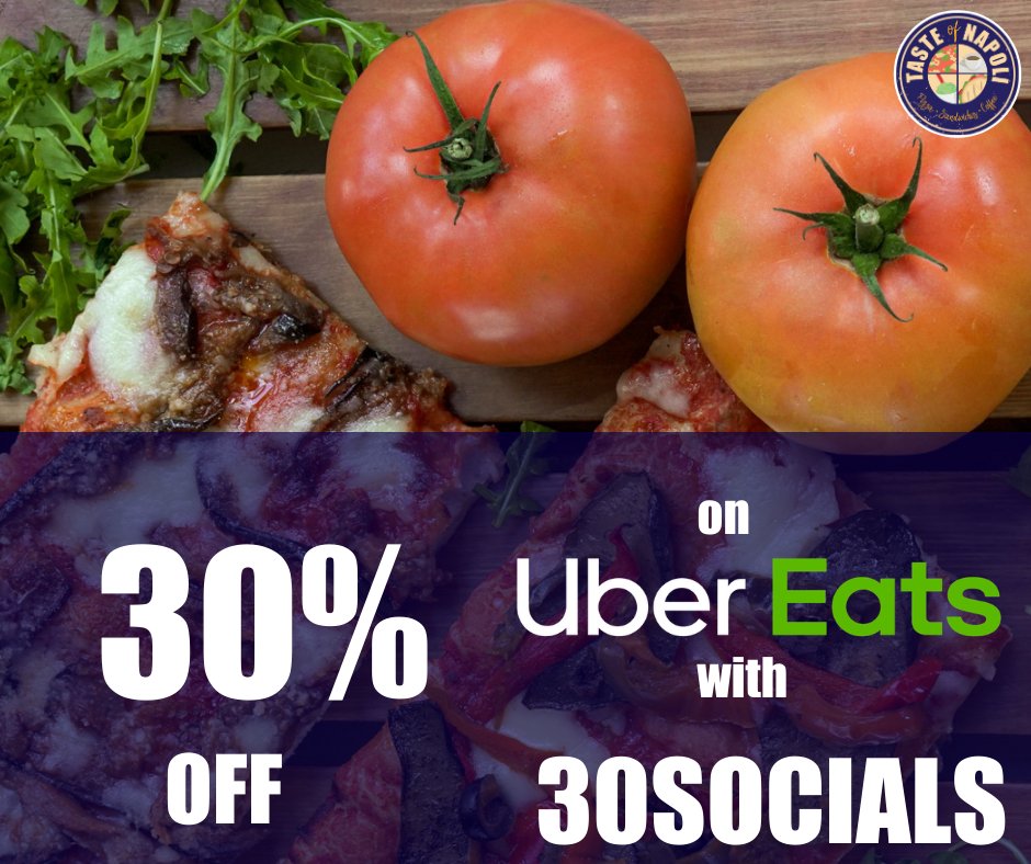 Today is the last day of our UberEats offer.

You can order from all our menu and get 30% off every order.

Order here: buff.ly/2TT0RWn