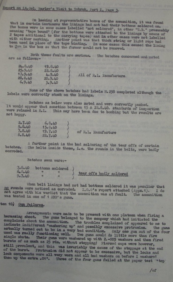 As part of the Weapons Technical Staff, Barlow had been to Tobruk in September 1941.He consistently demonstrates the importance of small arms use as part of an entire ecosystem where training, maintenance and supply can either enhance or undermine soldier weapon mindedness.6/