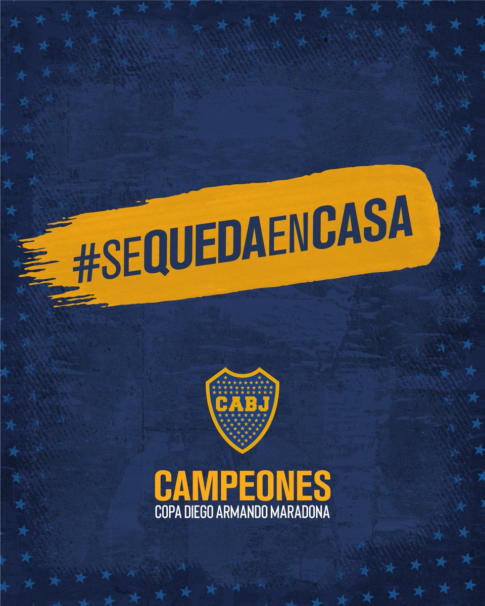 ¡BOCA CAMPEÓN! 💙💛💙

#LaCopaDiegoMaradona se queda en casa. 70 ⭐️

#VamosBoca 👊🏽