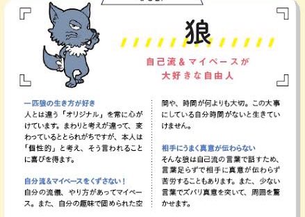 動物占いのtwitterイラスト検索結果 動物占いのtwitterイラスト検索結果