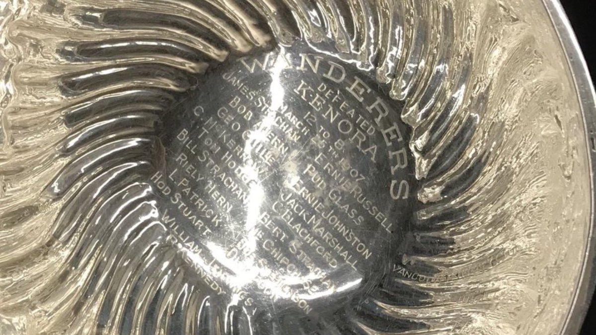 In 1907, the Kenora Thistles became the smallest city to ever win the Stanley Cup (population 4,000), taking victory on Winnipeg Auditorium ice because the Kenora arena wasn’t big enough. The victory is the only one engraved in the bowl of the cup. 12/20