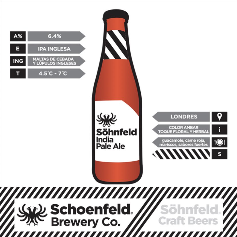 Conoce nuestra IPA, una Pale Ale lupulada, moderadamente fuerte. Intenso aroma a lúpulo con un pequeño toque floral y herbal. Agradable y equilibrado sabor amargo, produciendo una cerveza inglesa de cuerpo completo que deja un sabor seco y amargo.

#PROST #MySchoenfeldLife
