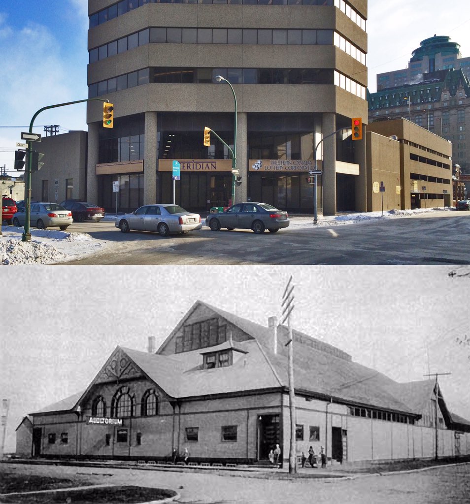 In 1898, A new building called the Winnipeg Auditorium was built at the intersection of Garry Street and York Avenue, to be the city’s new hockey home. At a cost of $20,000 it was celebrated as the finest arena in the west, seating 3,500 people. 9/20