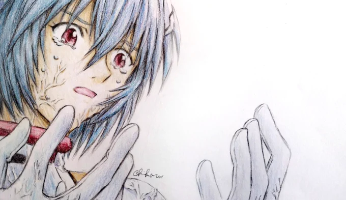 「・・・これが・・・涙。泣いているのは・・・私?」

#壱日壱絵ヴァ 
第弐拾参話   「涙」
#エヴァンゲリオン #綾波レイ
Episode:23   Rei III
#oneevaaday  #evangelion 