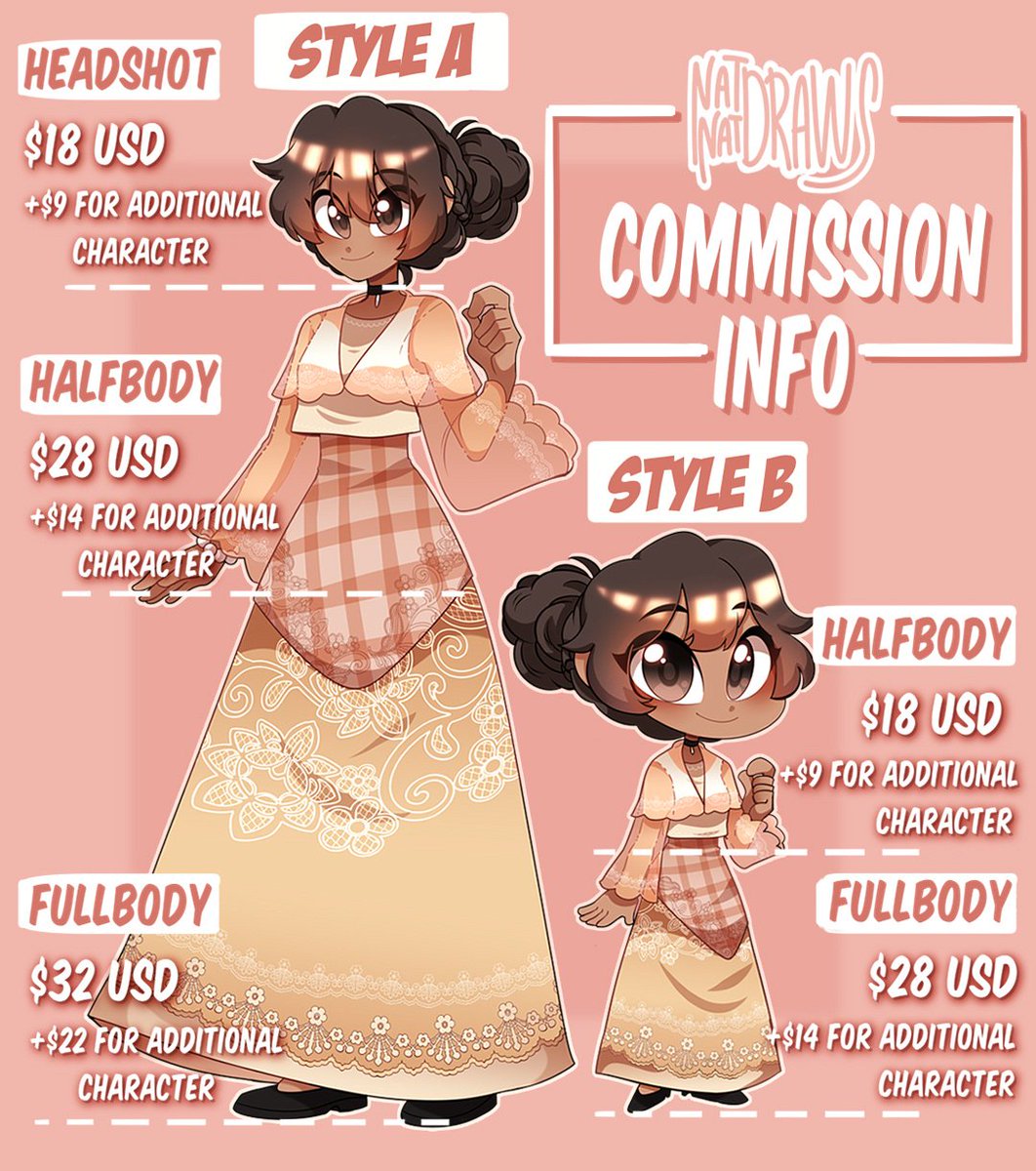Hello!!!✨
Here is my new commission sheet! :)) Number of available slots is on my bio ✨
More information about the terms and payment method in the thread 
