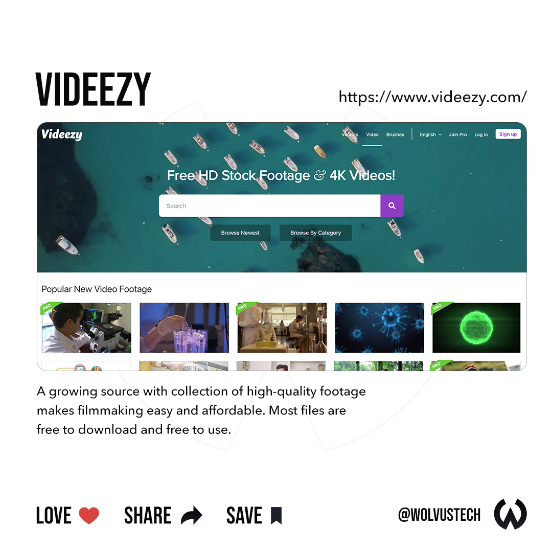 wolvustech's tweet photo. Everyone loves to watch video, but making just one takes too much time and probably money and energy. But don't worry, we have a few great sources for you to make videos easily! 😎

View full list on our Facebook: https://t.co/3DhFphSzgF

via @wolvustech https://t.co/o8hs3DPGIb