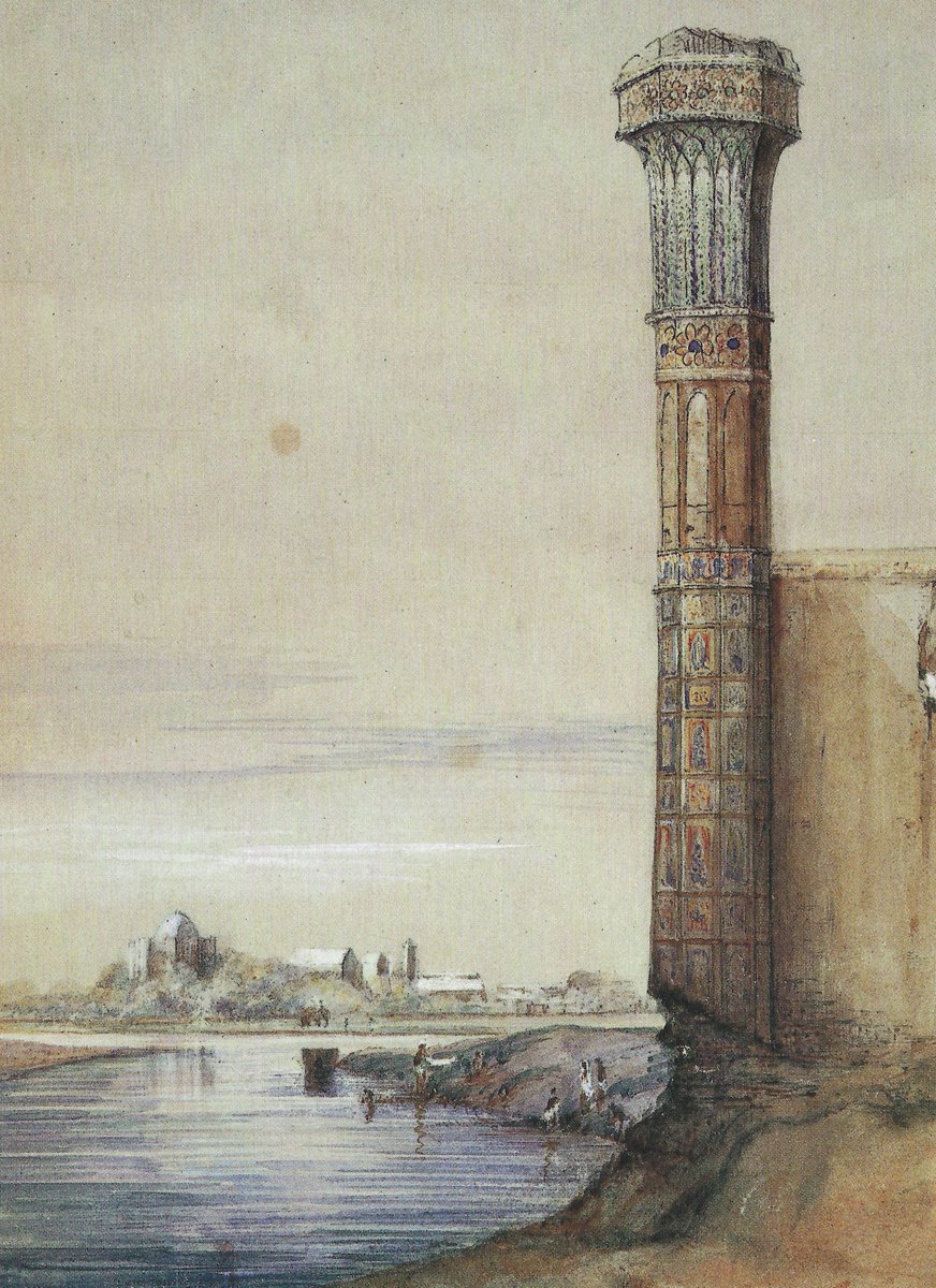 Ravi beside Chauburjiand Ranjit Singh's Paddle Steamer___Included by Fakir Syed Aijazuddin in his illustrious book on Lahore is this sketch by an unknown lady circa 1852It shows a branch of Ravi in the foreground rubbing its shoulders with Chauburji garden