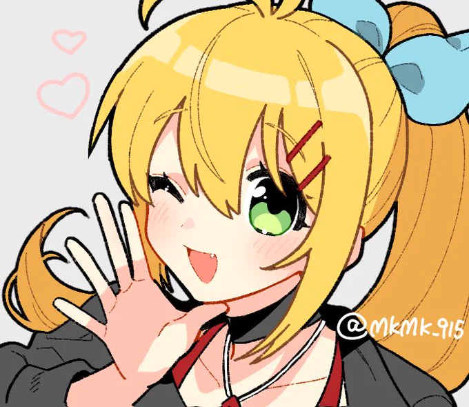 アイコンにしようとして描いたもの
マキちゃんのこの衣装かわいい…。リボンがいい? 