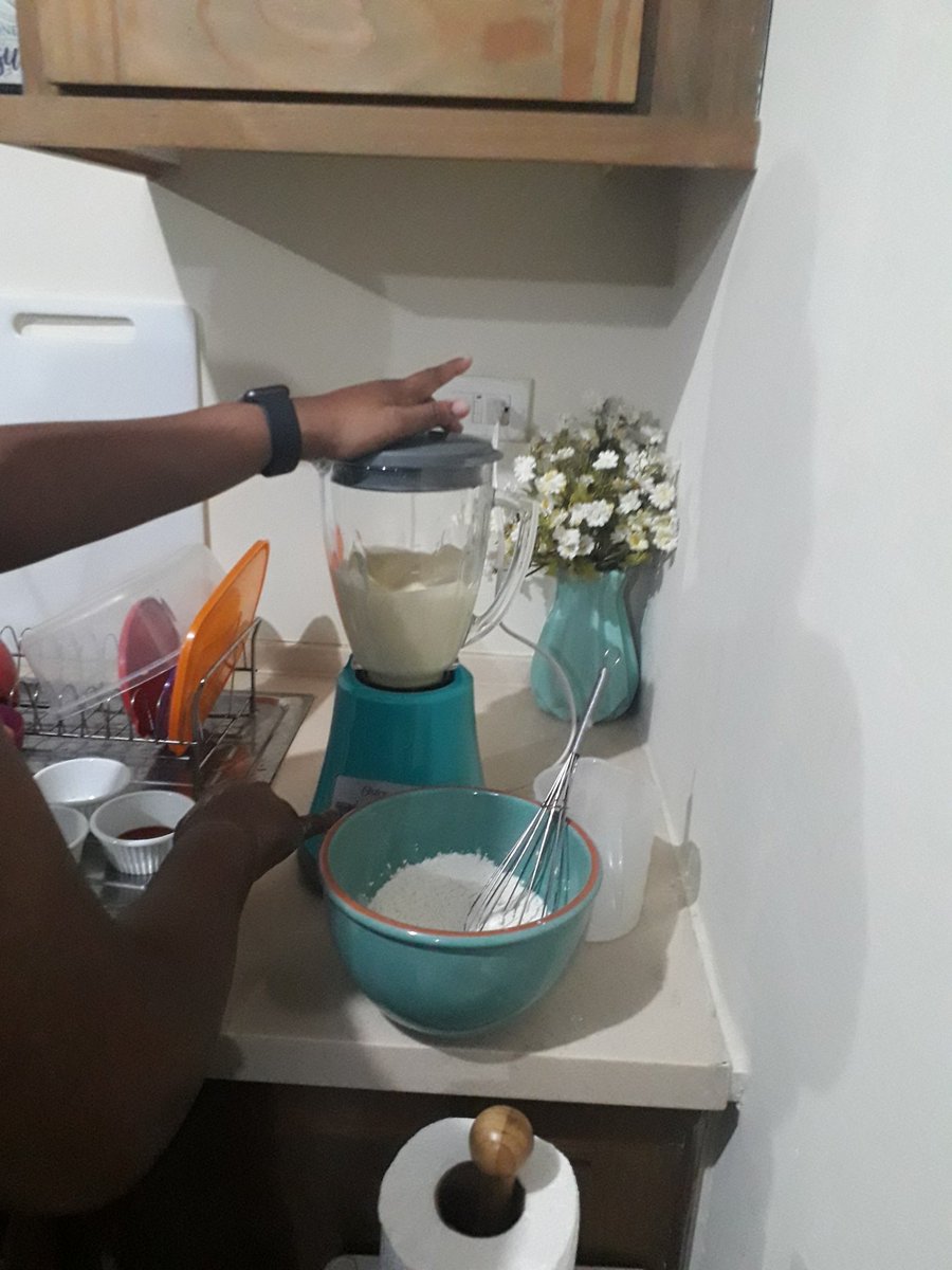 trinielf's tweet photo. Making crepes. Who say all inclusive from home??? ๐ #virtualfete https://t.co/I1Noub1Vt5