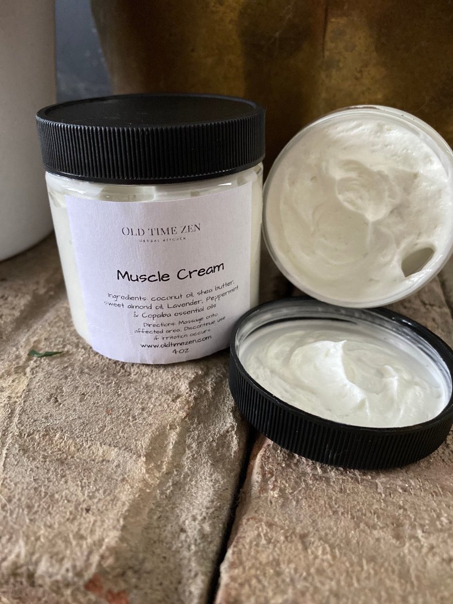 OldTimeZen's tweet photo. Excited to share this item from my #etsy shop: Muscle Pain Cream with Essential Oils- All Natural &amp; Vegan #copaiba #essentialoils #holistic #musclepain #organic #pure #natural #naturalremedy #naturalpaincream https://t.co/YfQoM54ebJ https://t.co/2adbiqnzgF