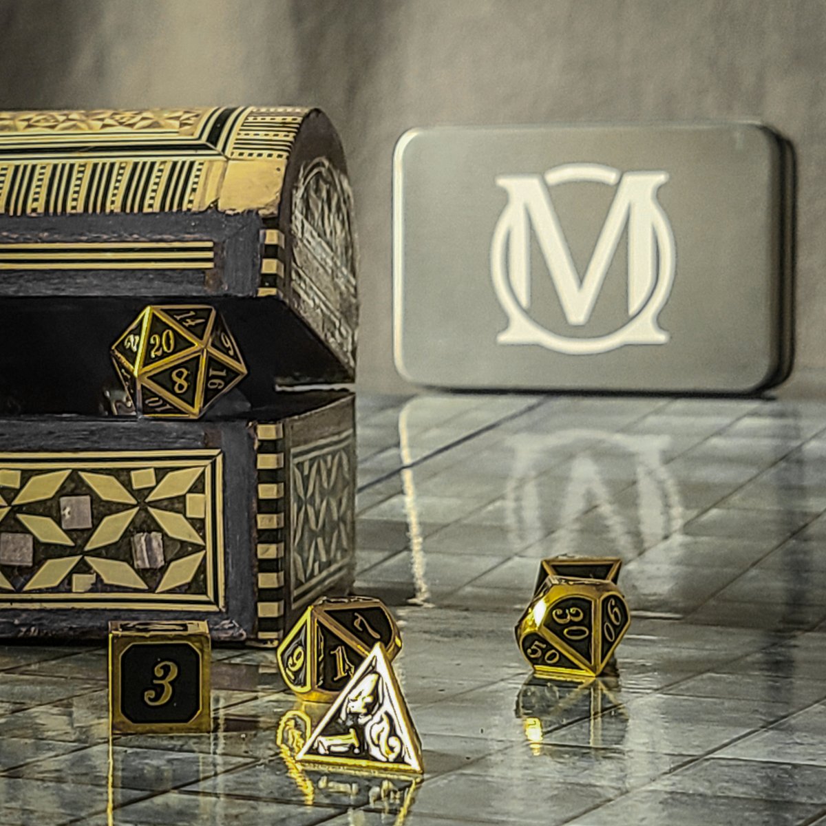 MonMysMed's tweet photo. Abyssal Steel dice available for pre-order, get them IMMEDIATELY

https://t.co/mp0vjQdLQZ

#dnd #dnd5e #5e #d20 #nat20 #criticalsuccess #pathfinder #rpg #ttrpg https://t.co/0cJn5VDhz3