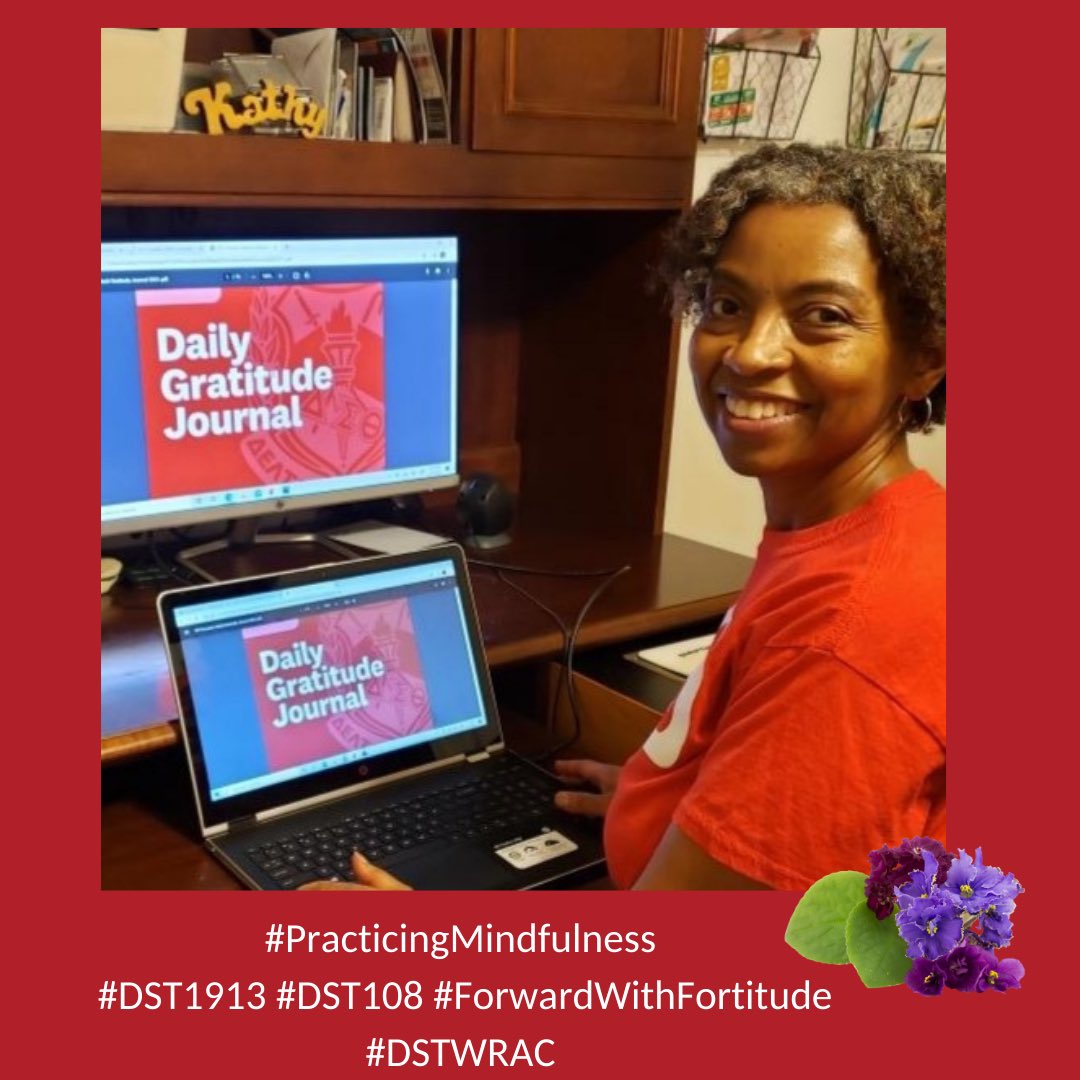 wracdst's tweet photo. DST REFLECT
WRAC is preparing our mind, body, and spirit for the new year by practicing mindfulness meditations, sharing affirmations for 2021, and reflecting on the past week of Founders Day activities.
#PracticingMindfulness 
#DST1913 #DST108 #DSTWRAC #ForwardWithFortitude https://t.co/bHWRxP9Sqi