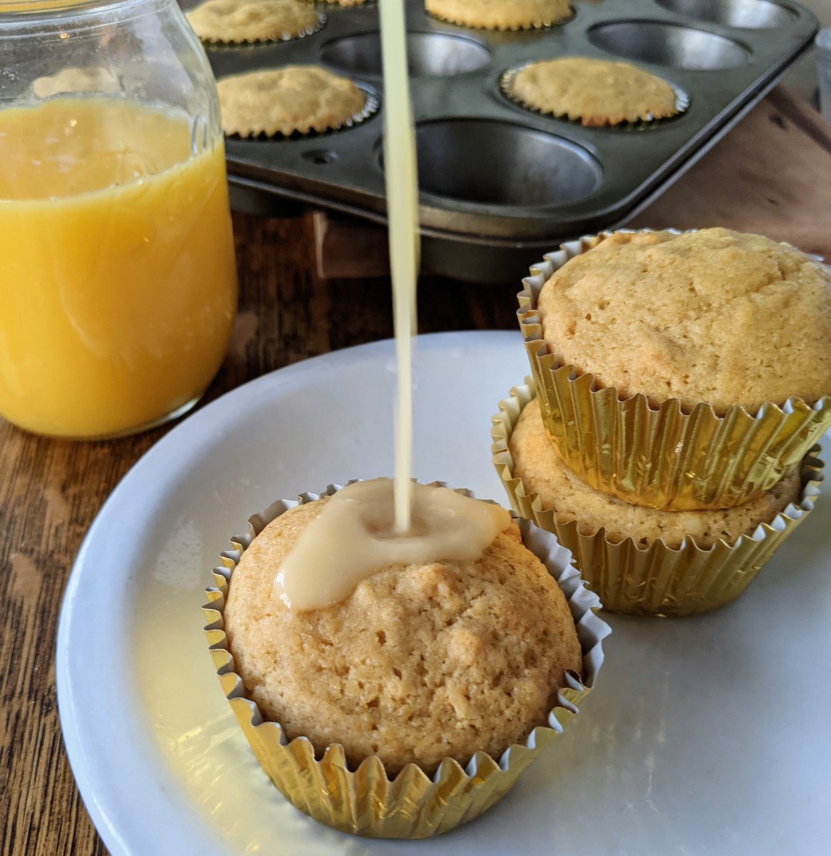 ad - DYK that using 100% juice as the liquid in baked goods makes them extra light and fluffy?! SUNNY ORANGE MUFFINS - Made with 100% orange juice - teaspoonofspice.com/sunny-orange-m…  #Beginwithjuice <a href="/SipSmarter/">Sip Smarter</a>