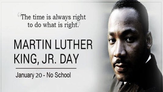 I hope you're enjoying your Sunday, Cavs! We will not have classes in session tomorrow, Jan. 20th, in observance of MLK Day. 💙