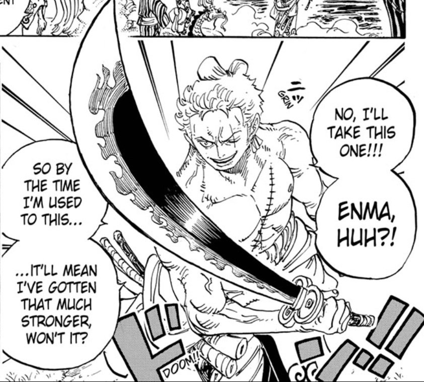 Zoro uses enma for the first time (English Sub) 