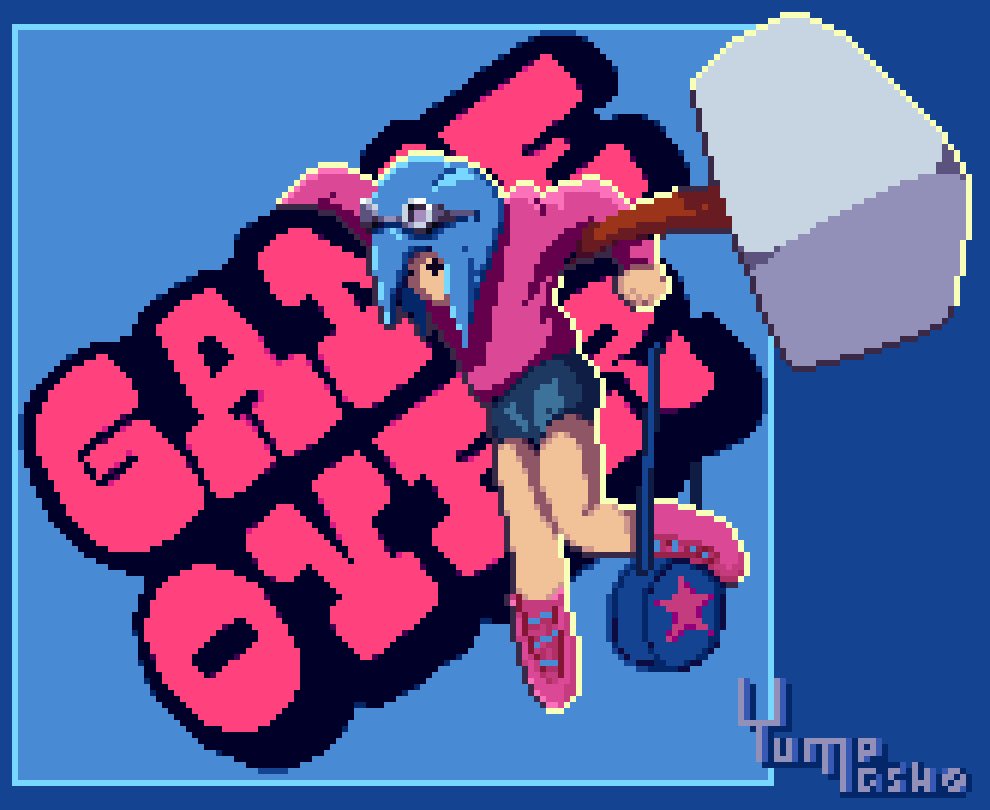 G6sou's tweet photo. #pixel_dailies theme was #ScottPilgrim Vs. The World : The game 👊🏼
Original size : 165x135px 
@Pixel_Dailies #pixelart #aseprite #ドット絵 https://t.co/A5iOYAyXyk