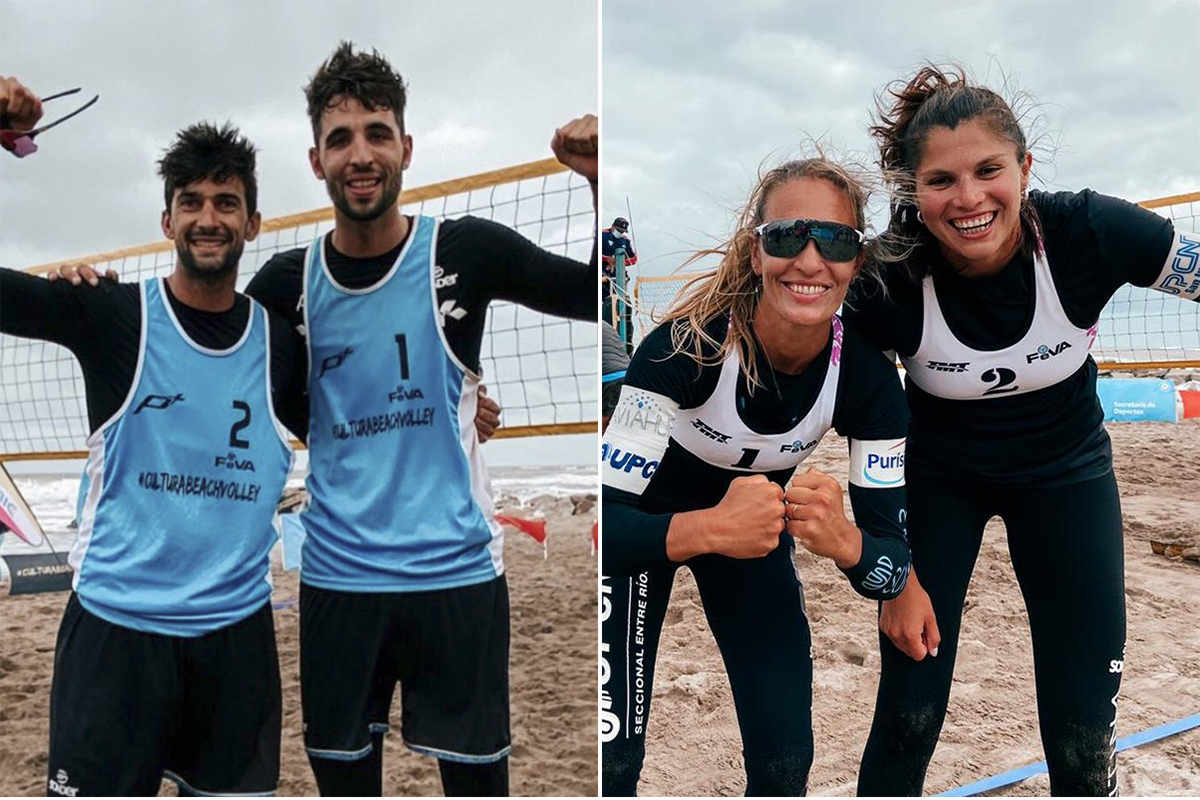 Circuito Argentino: Gallay/Pereyra y Capogrosso/Azaad, campeones de la segunda etapa

Masculino
🥇N. Capogrosso/Azaad
🥈Amieva/T. Capogrosso
🥉Etchegaray/Del Coto

Femenino
🥇Gallay/Pereyra
🥈Churín/Zonta
🥉Moreno/Najul

🔗somosvoley.com/notas/circuito…