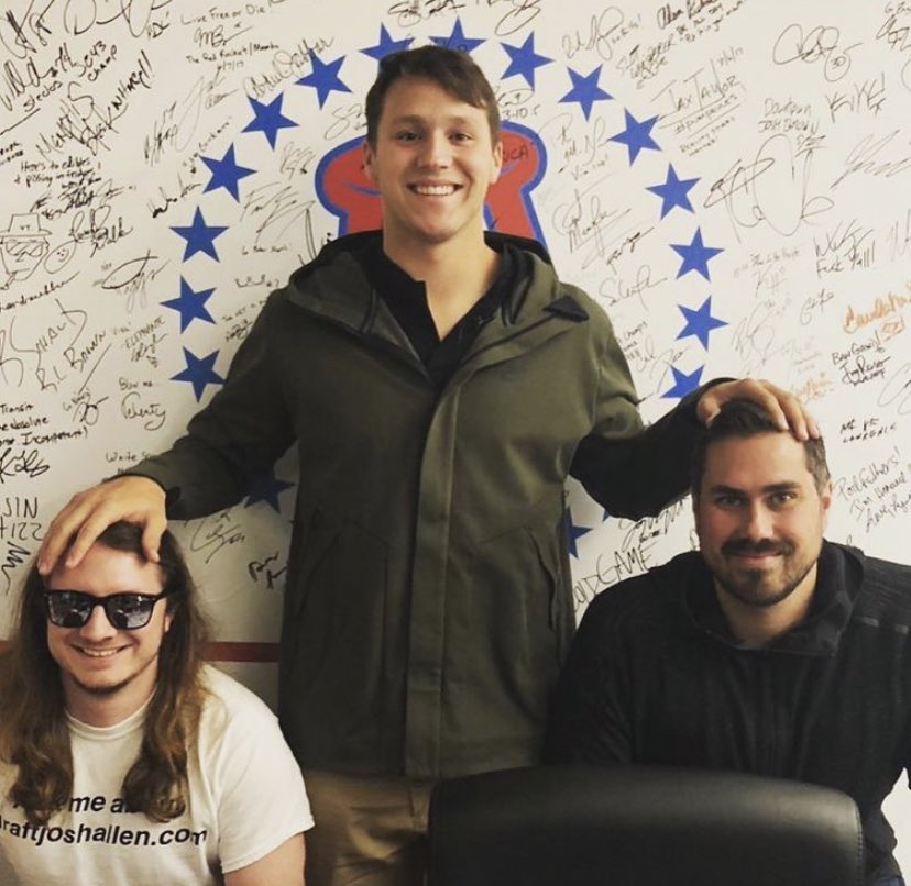 PardonMyTake's tweet photo. One of these guys is Super Bowl bound! https://t.co/26H2p1H9xK