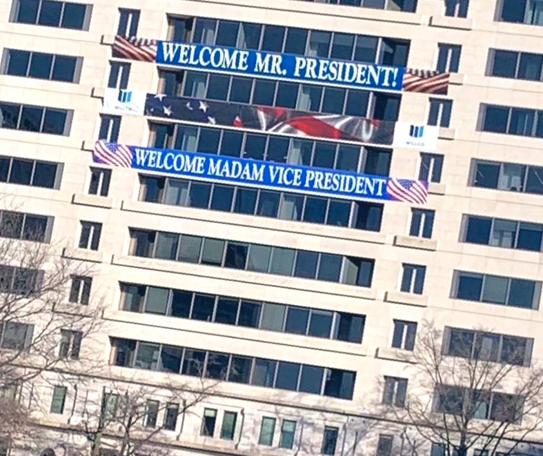 ActualEPAFacts's tweet photo. Saw this on a walk today and literally cried in the street. #MadamVicePresident https://t.co/fv45UlcXM0