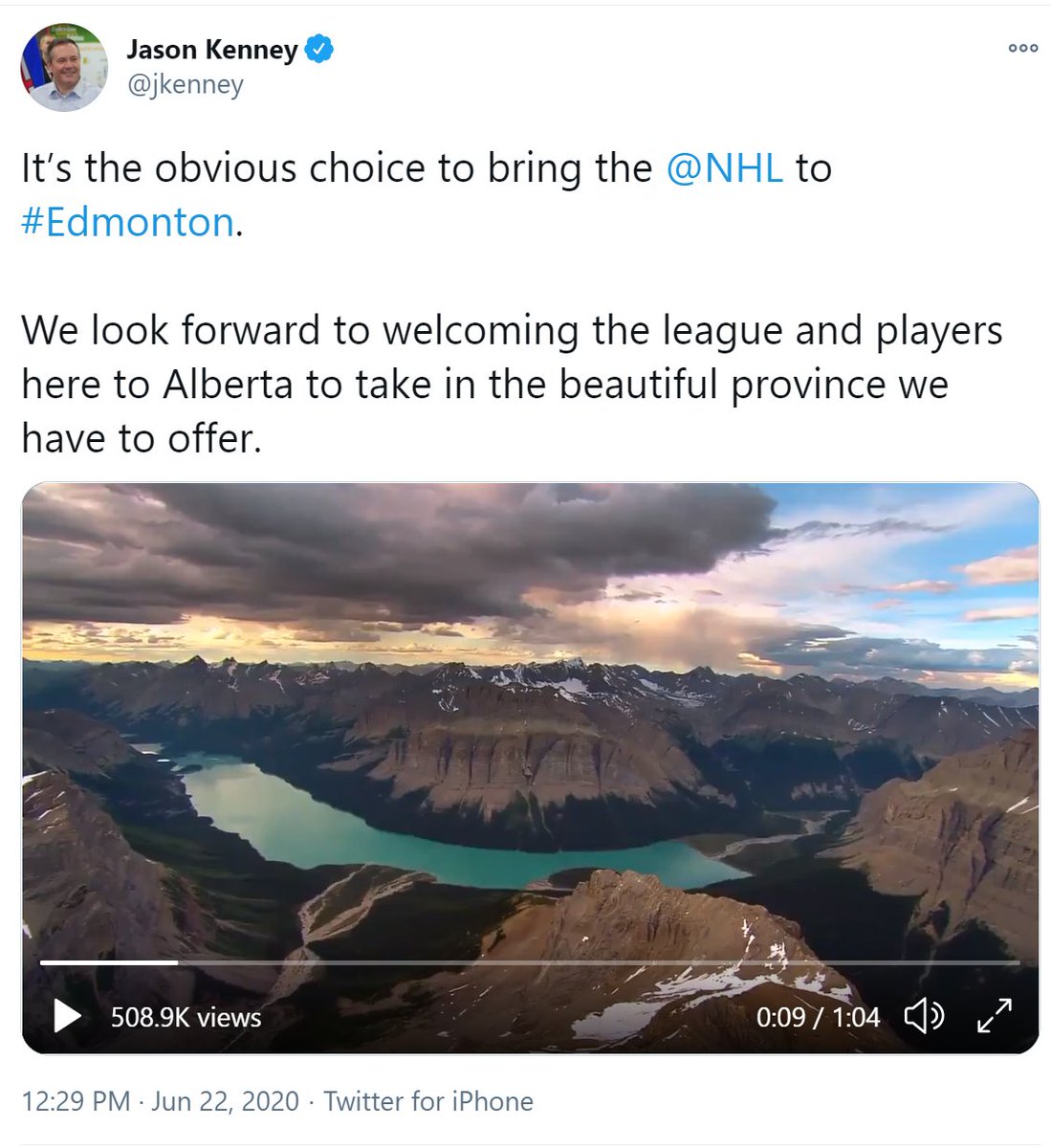 You'll notice that the 'booming' coal strip mining industry was absent from this video. Wonder why. https://twitter.com/jkenney/status/1275133805880197120