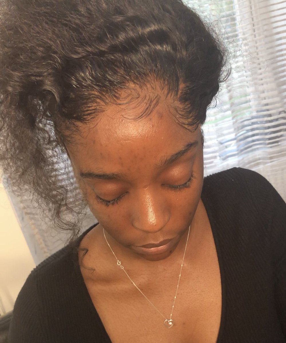 seraiahartistry's tweet photo. Might as well plug myself ‘The Low Hairline Specialist’. Follow me on Instagram @seraiahartistry. Based in NW London. Do hair and makeup. #talkswithAsh https://t.co/6g12se5yUu