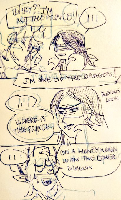 Moshang AU where MBJ is task to save the prince LBH from the clutches of two immortal dragon : Shen Qingqiu &amp; Shang Qinghua

It doesn't go as planned--- 