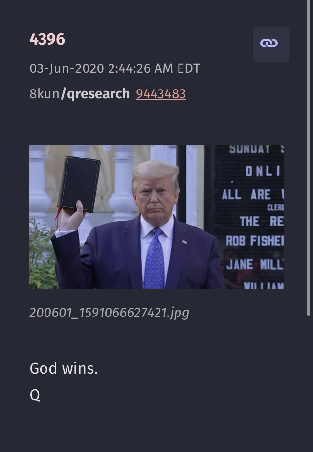 Joke's on them. Because POTUS plays to win and they were right. Ultimately, in the end, GOD wins. THAT was not disinfo, even if they intended for it to be.